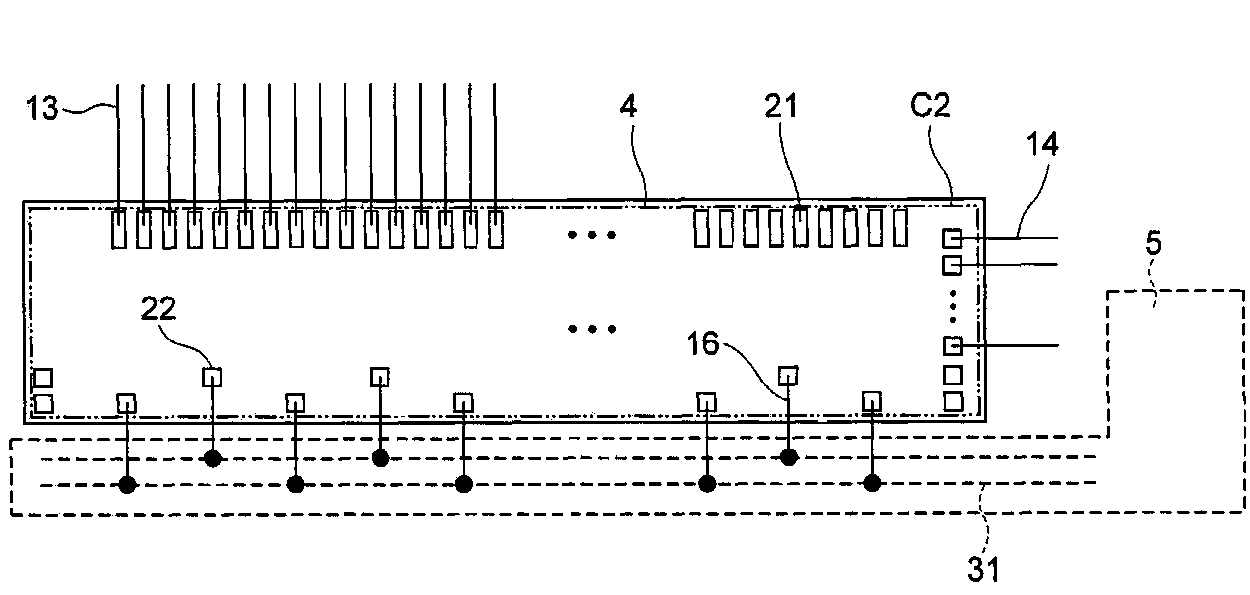 Semiconductor chip and display device using the same