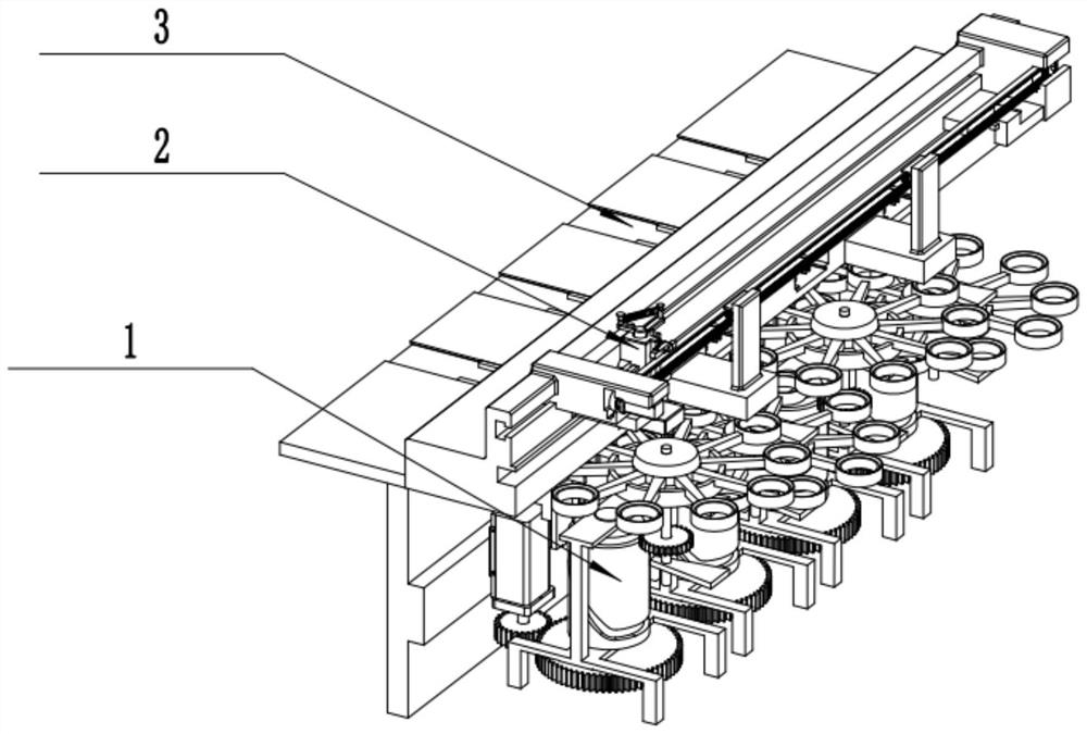 Magnetic attraction type self-service meal taking device