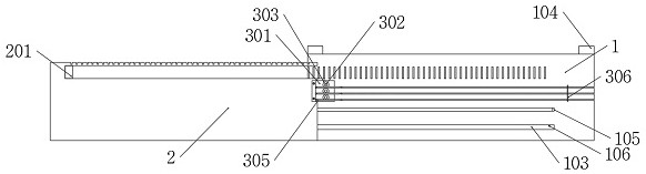 Horizontal adjustment type measuring device for building floor installation