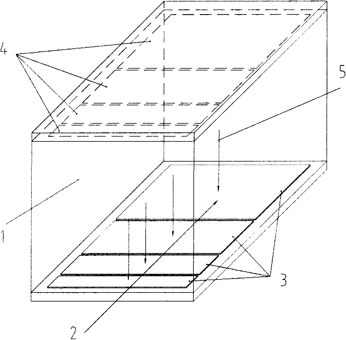 Gas radiation detector and radiography system