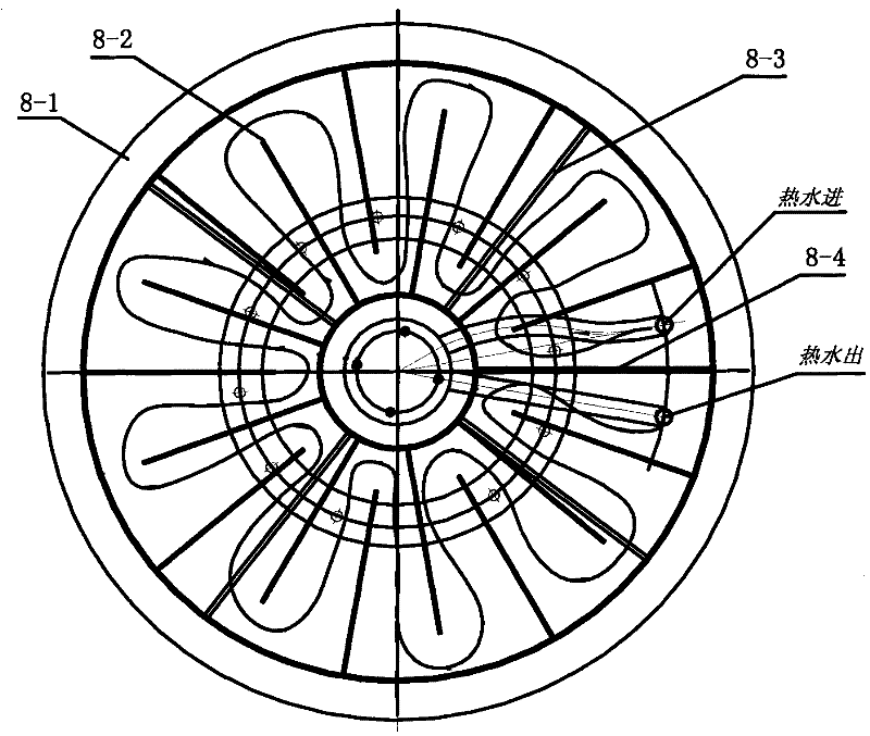 Continuous drying device for powdery simple substance explosive