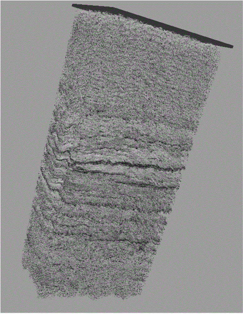 Three-dimensional seismic data fixed axial section dynamic judgment volume rendering method