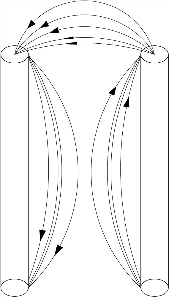 Device and method for repairing cracks underwater through magnetic mortar