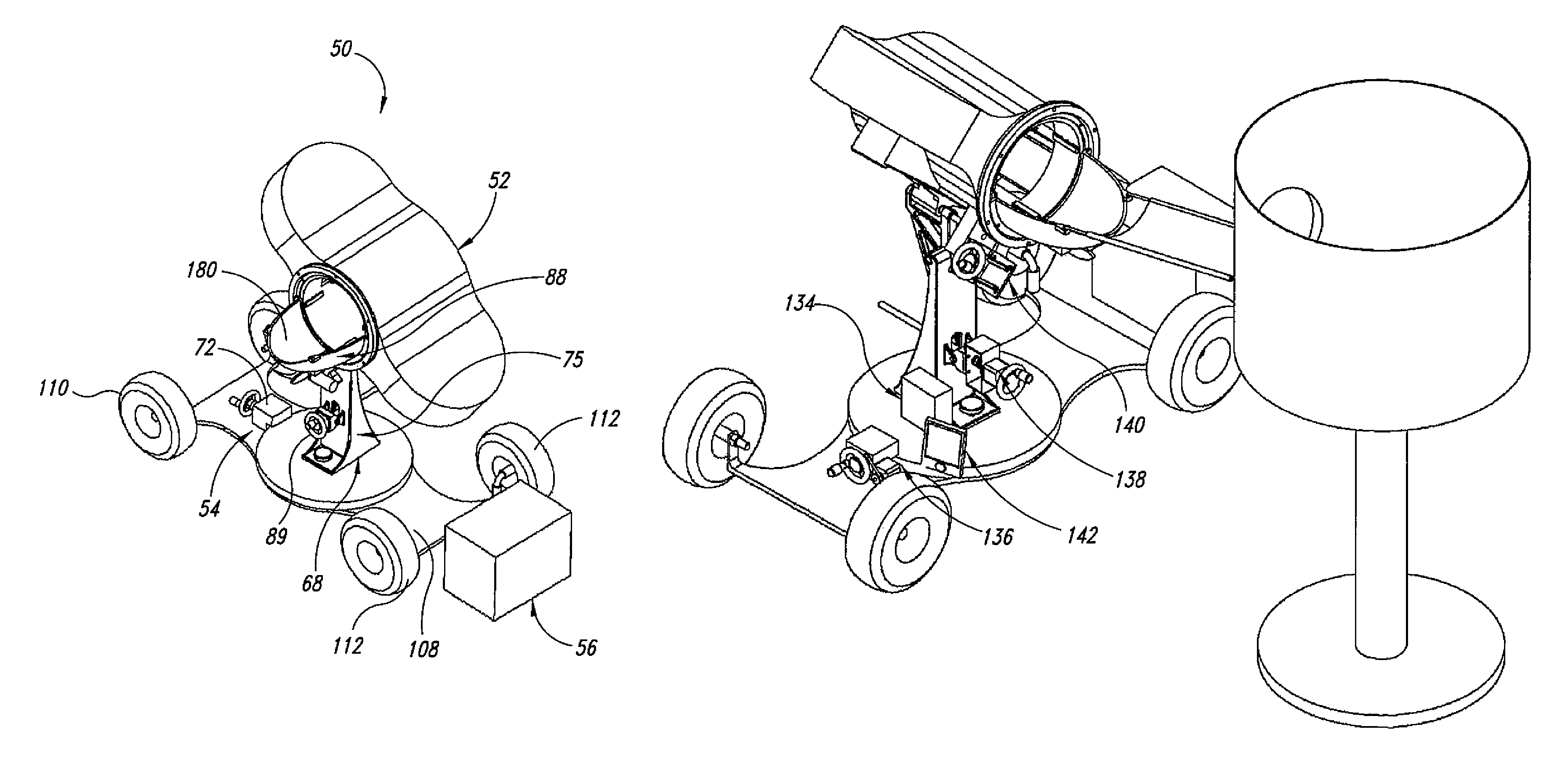 Soccer ball delivery system and method