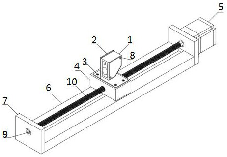 Sliding table type laser displacement sensor and sensor system comprising same