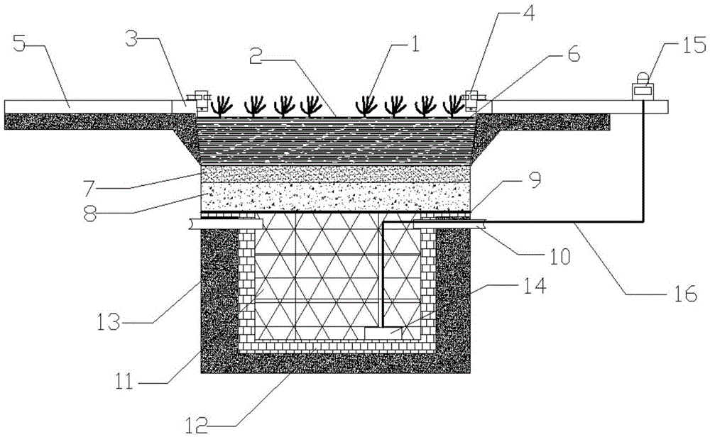 Source rainwater purification and storage system based on low impact development and installation method