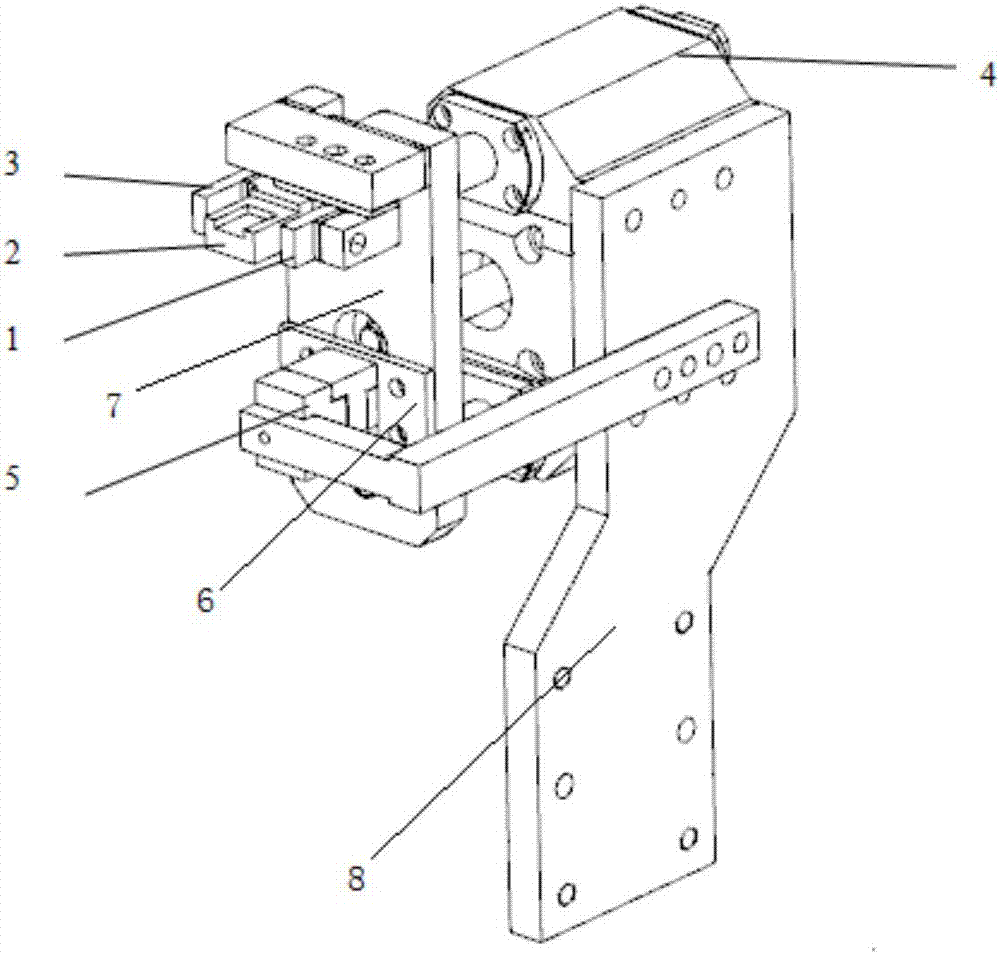 Mounting positioning device for automobile tail door hinge
