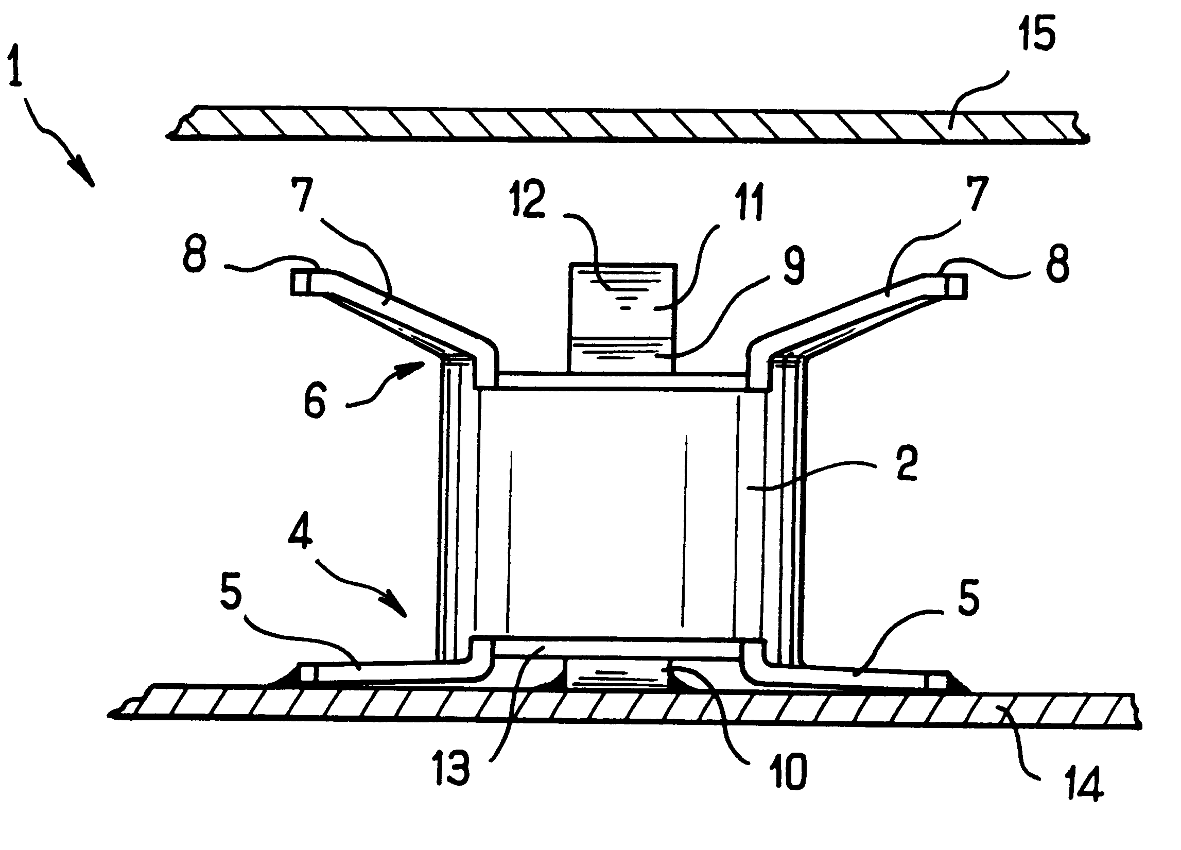 Coaxial coupling for interconnecting two printed circuit cards