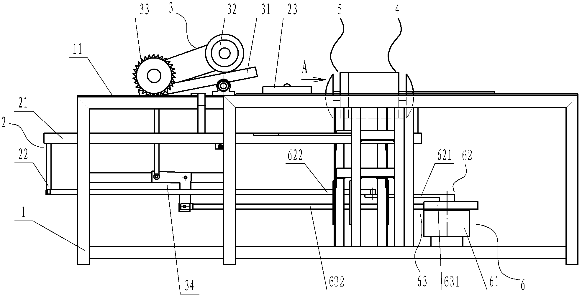 Automatic sawing and bending machine