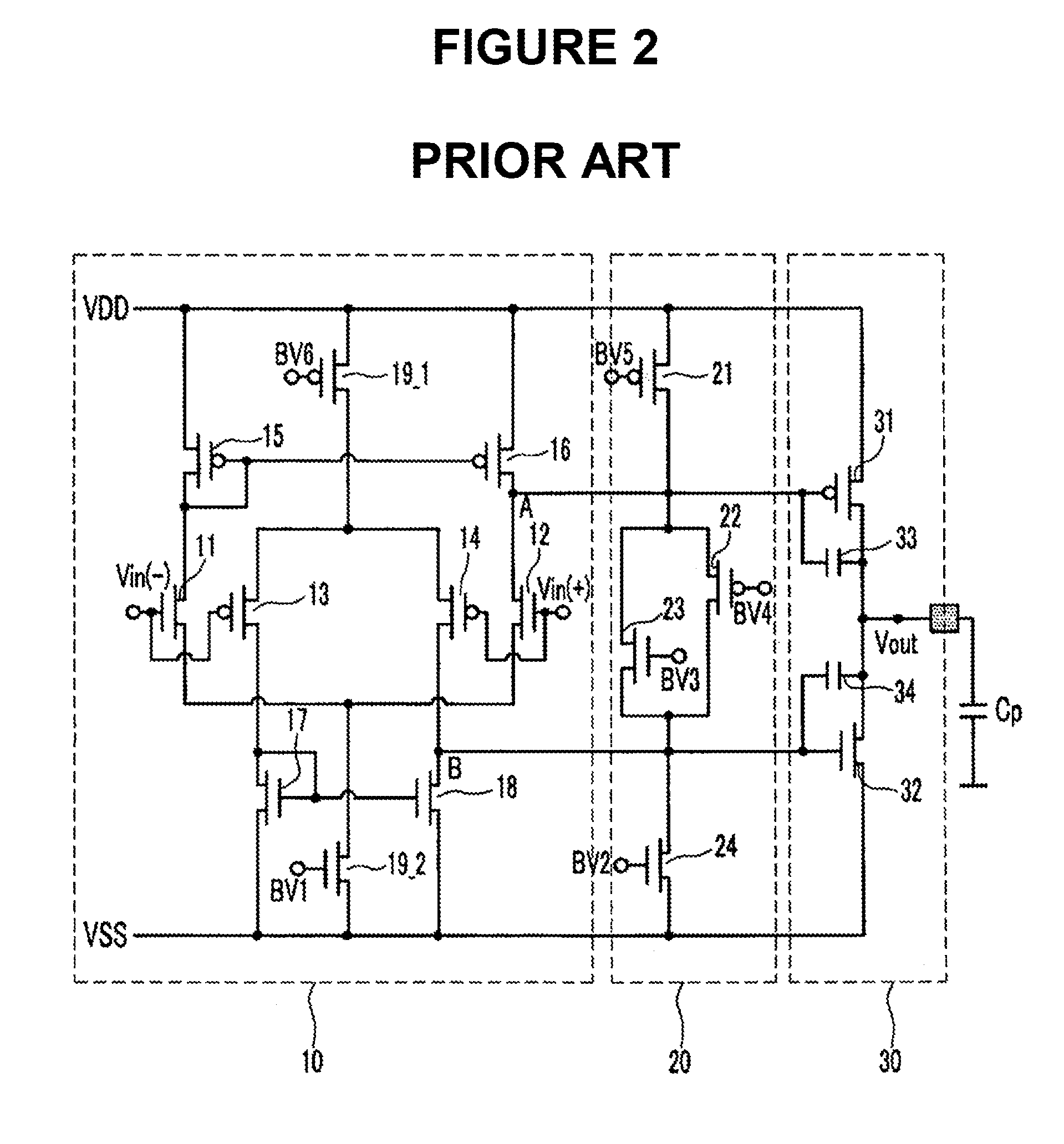 Voltage amplifier and driving device of display device using the voltage amplifier