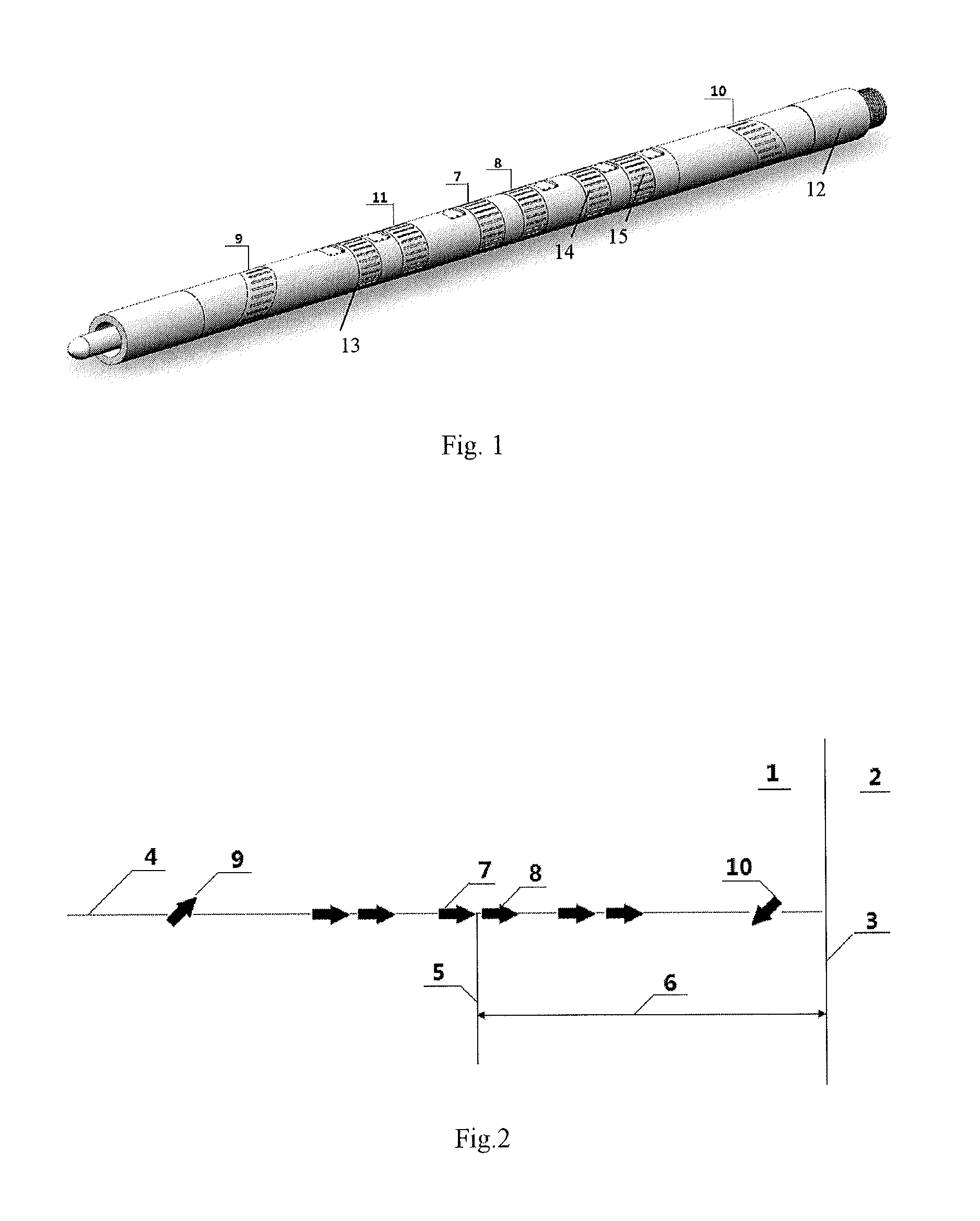 Apparatus and method for well logging and data processing device