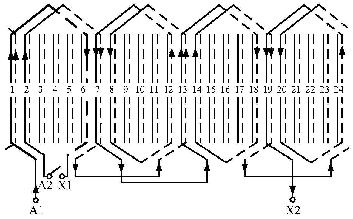 Permanent magnet motor structure and method capable of detecting permanent magnet demagnetization and rotor eccentricity faults