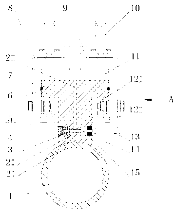 Mine tunnel compressed air sequent conveying device and conveying method thereof