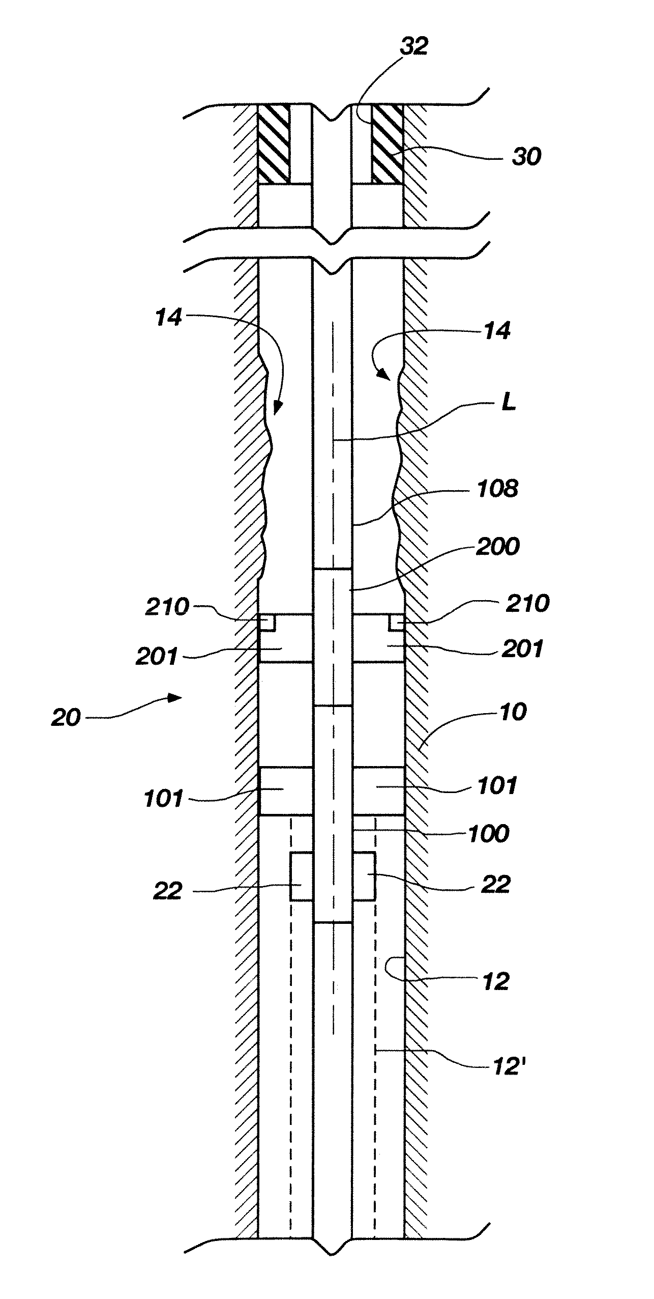 Stabilizer and reamer system having extensible blades and bearing pads and method of using same