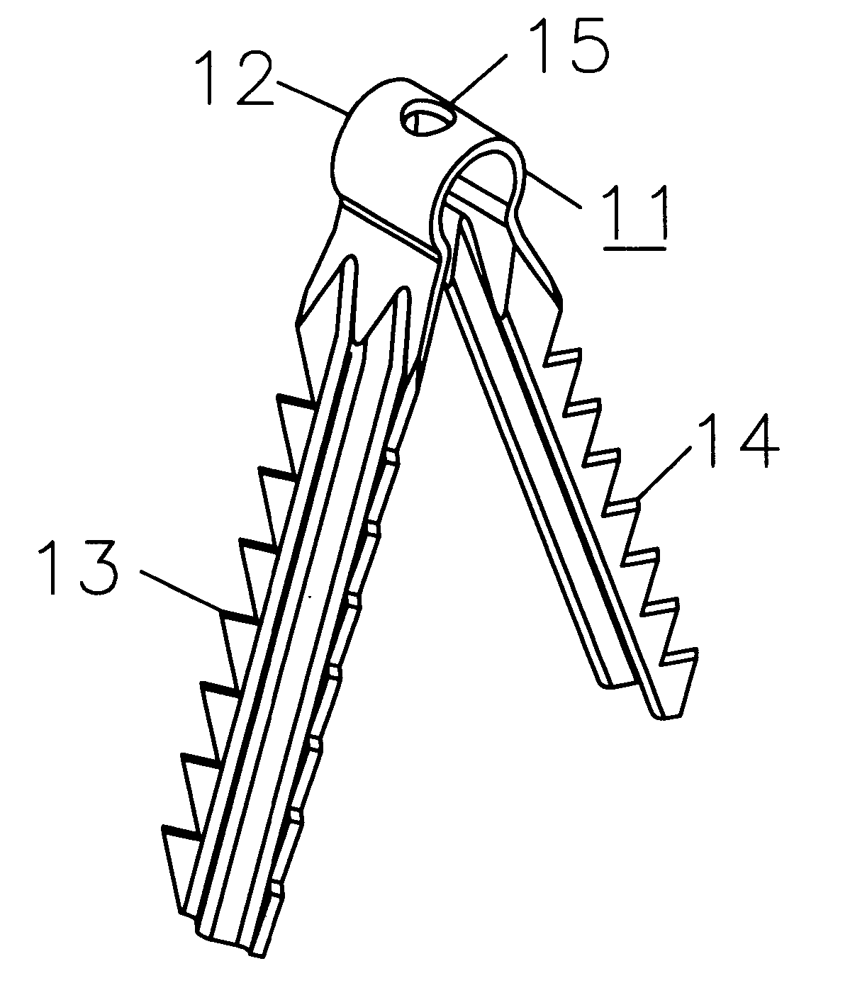 Compact cable anchor for retainment and attachment of cables and tubing