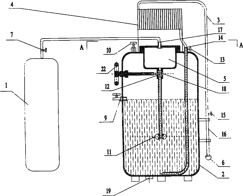 Pressure-storage premix type water mist foam fire extinguishing apparatus for ships