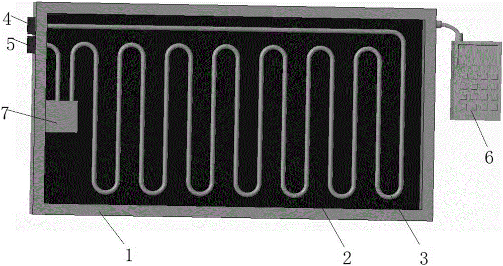 Carbon fiber electric heating temperature controller