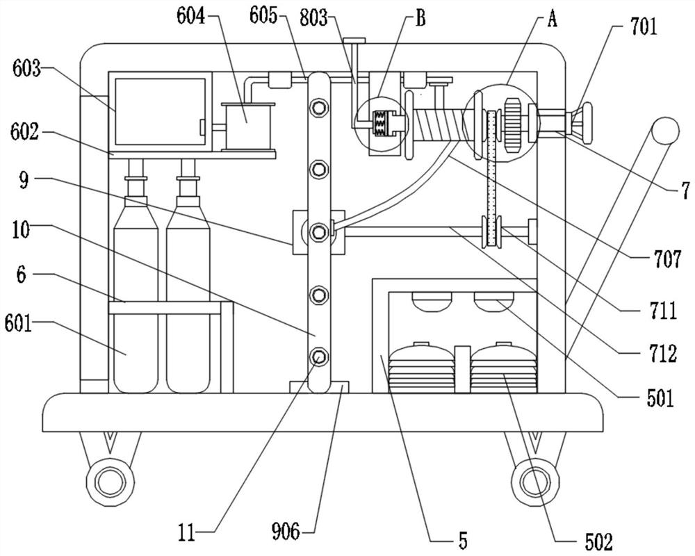 Medical emergency oxygen inhalation device