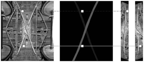 Breaking fault detection method for cross rod body of bottom part of railway wagon