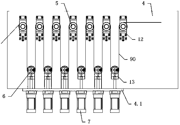 Detection device for chain detection packaging system