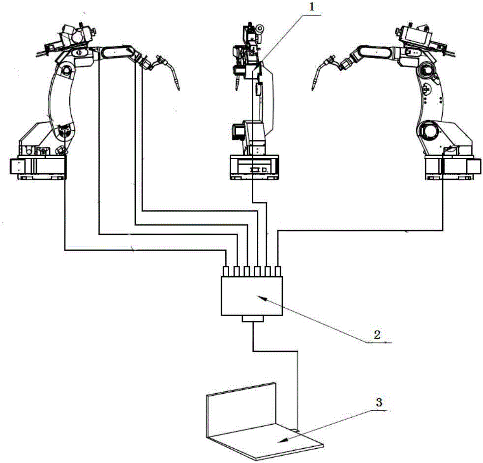 Six-axis industrial robot fault diagnosis method and system based on AR model