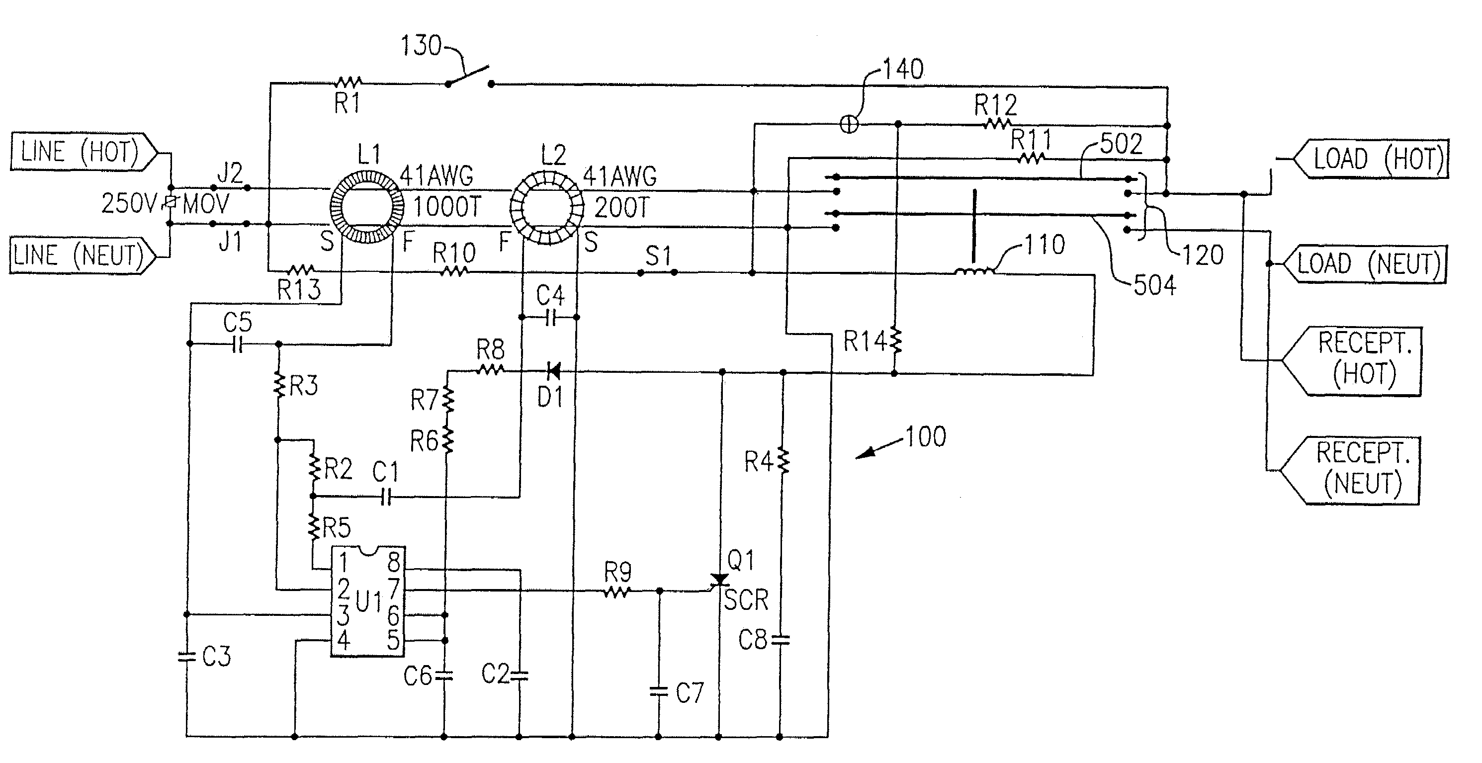 Electrical wiring device