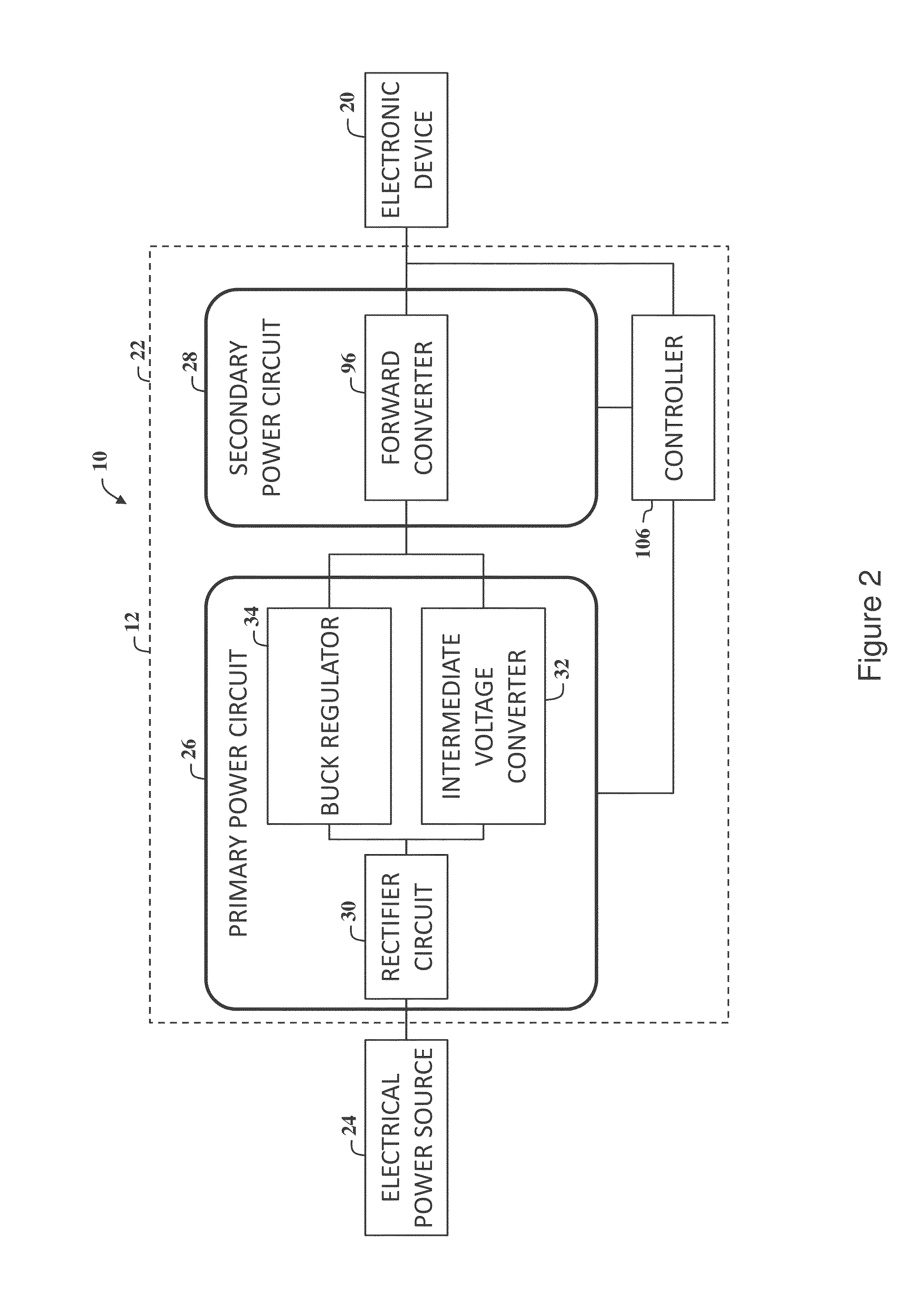 Electrical circuit for delivering power to consumer electronic devices