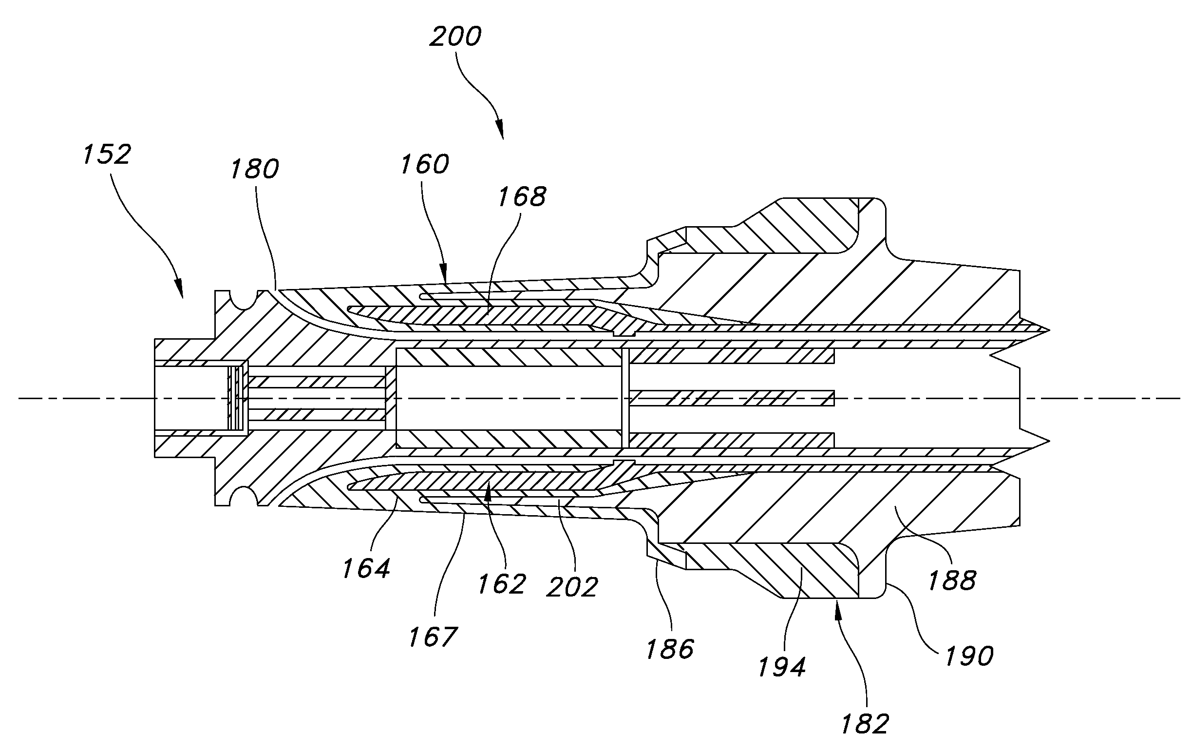 Thermoplastic interface and shield assembly for separable insulated connector system