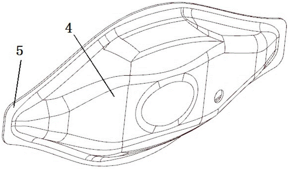 Automobile rear axle case