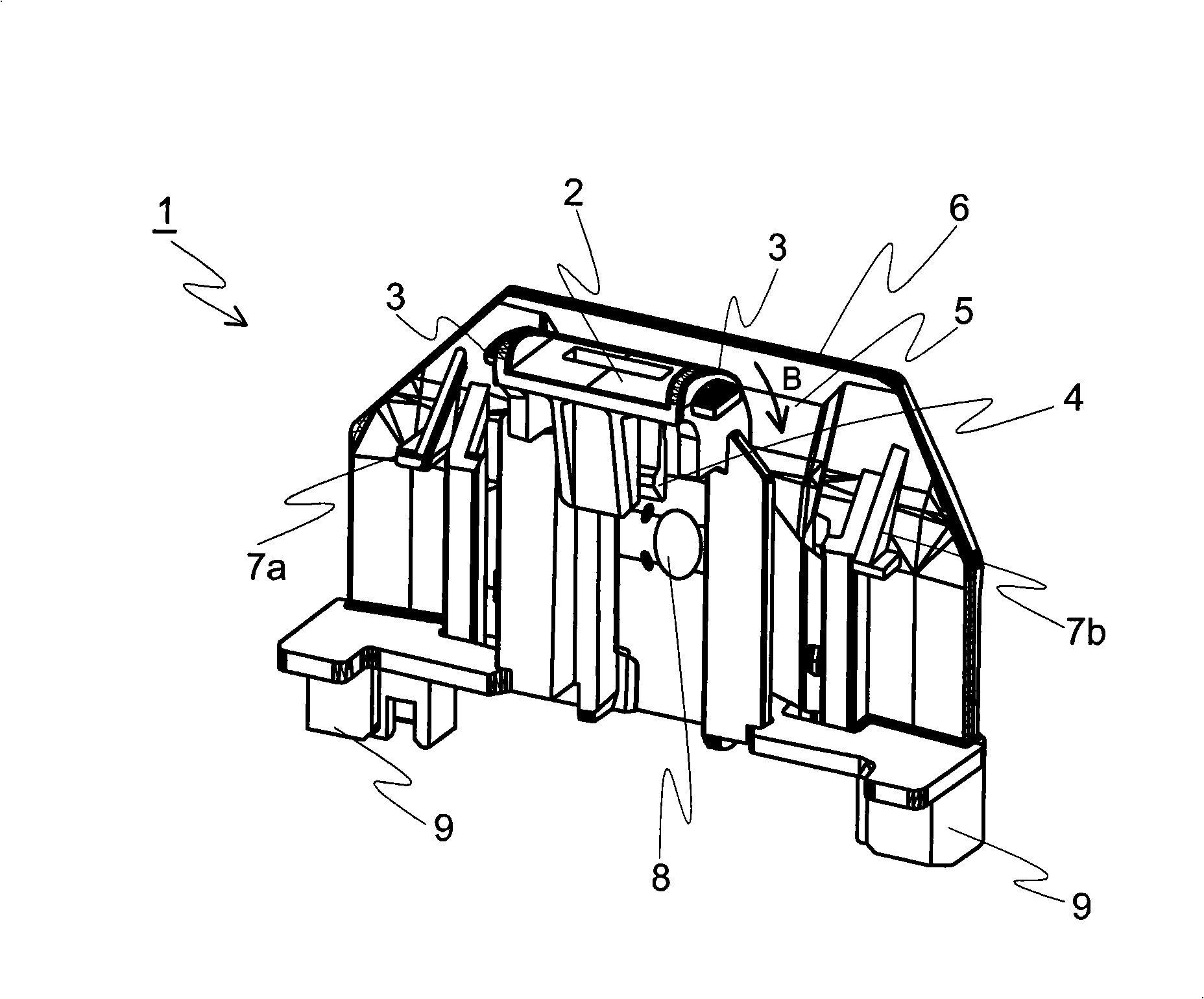 Color-band guide parts and printing device