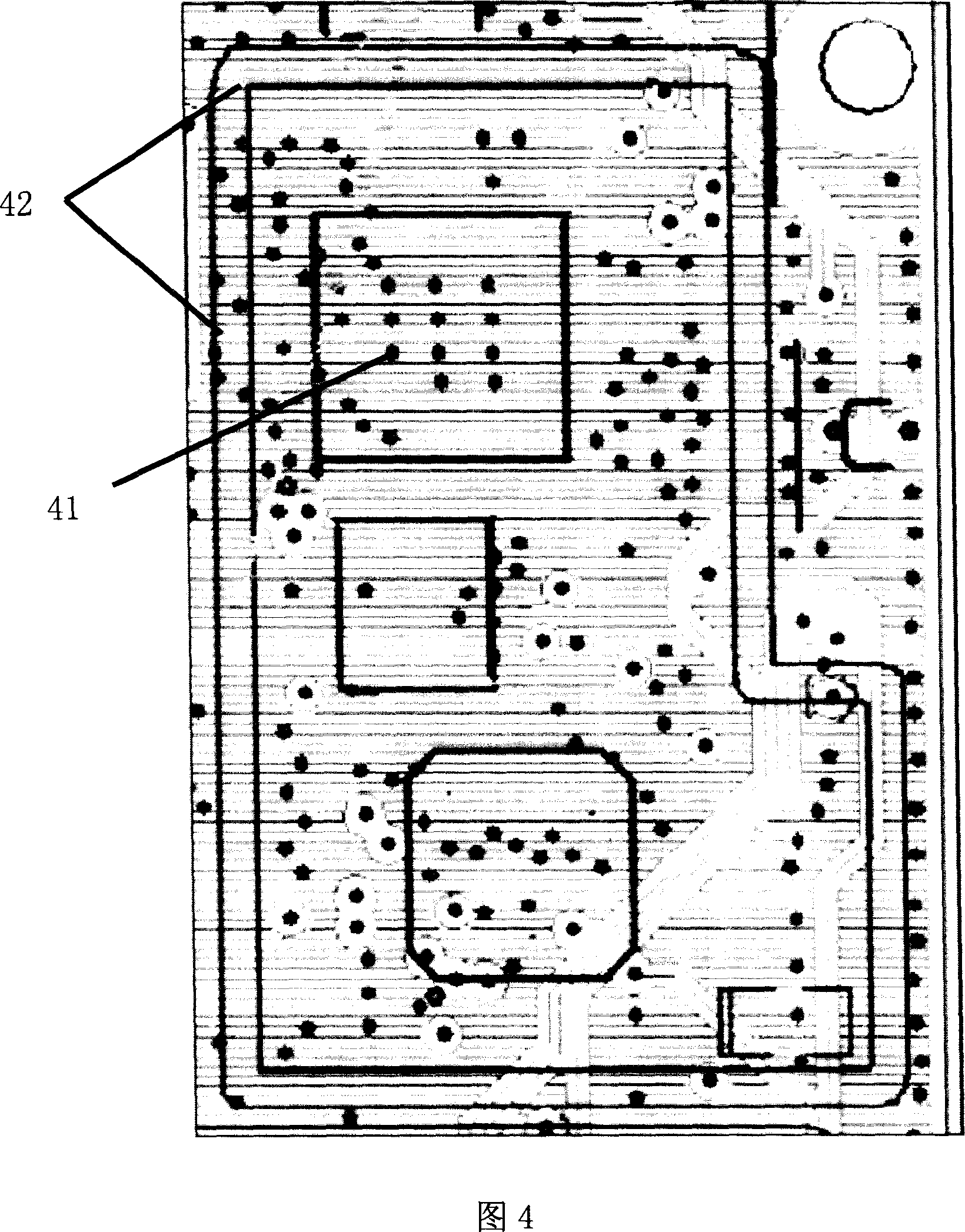 Allocation wiring structure of printing circuit board