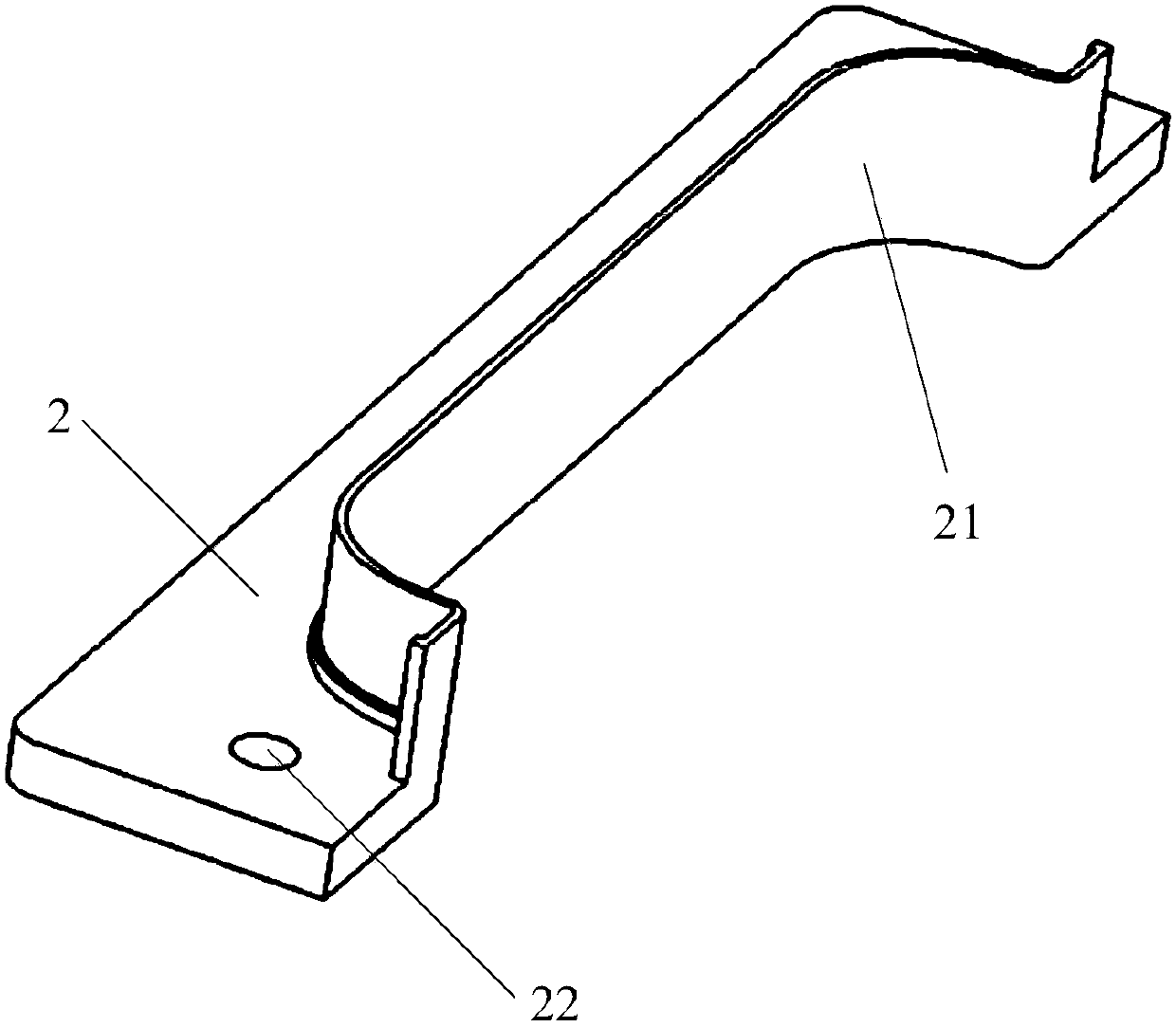 Processing method of slot antenna, slot antenna and mobile terminal
