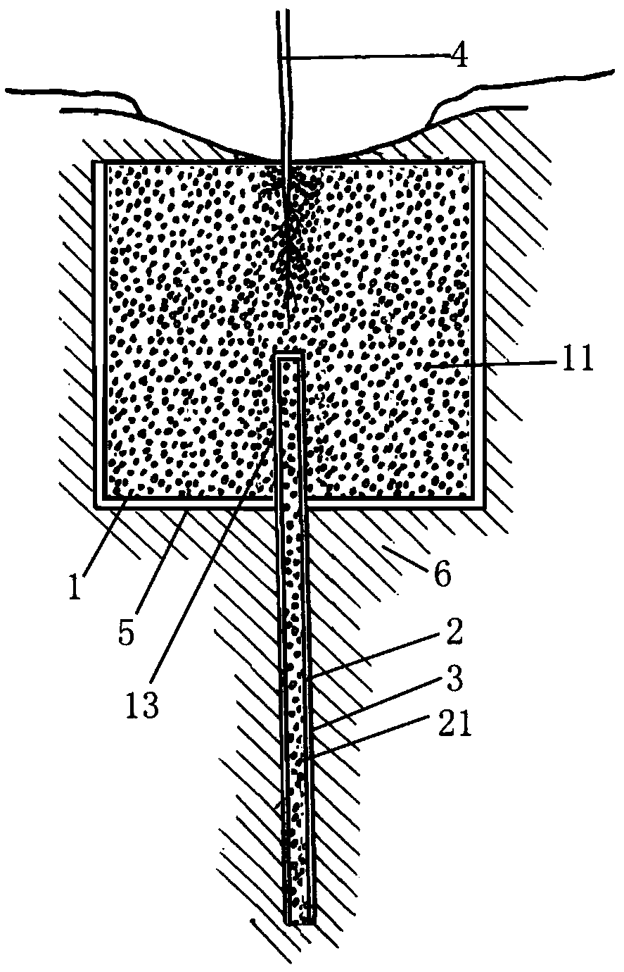 Desert greening soil module, and preparation and construction method thereof