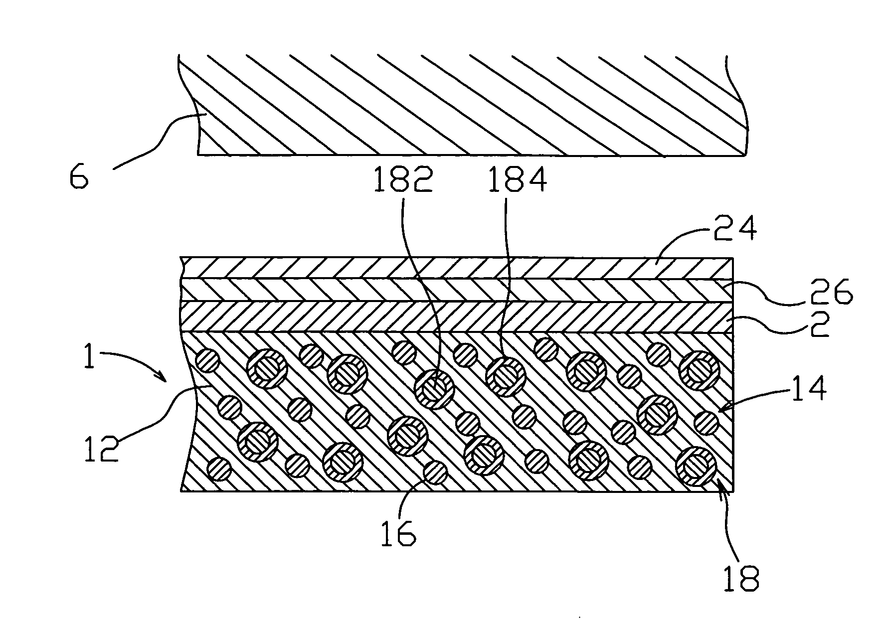 Electromagnetic wave absorptive film and its fabrication