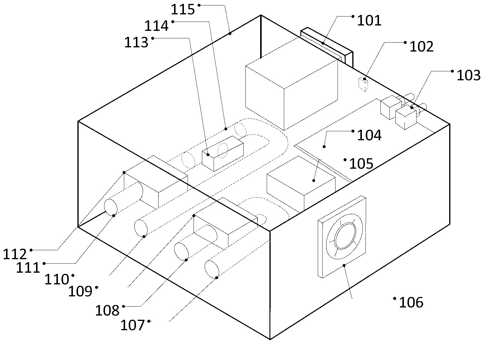 Air channel control device and air channel control system