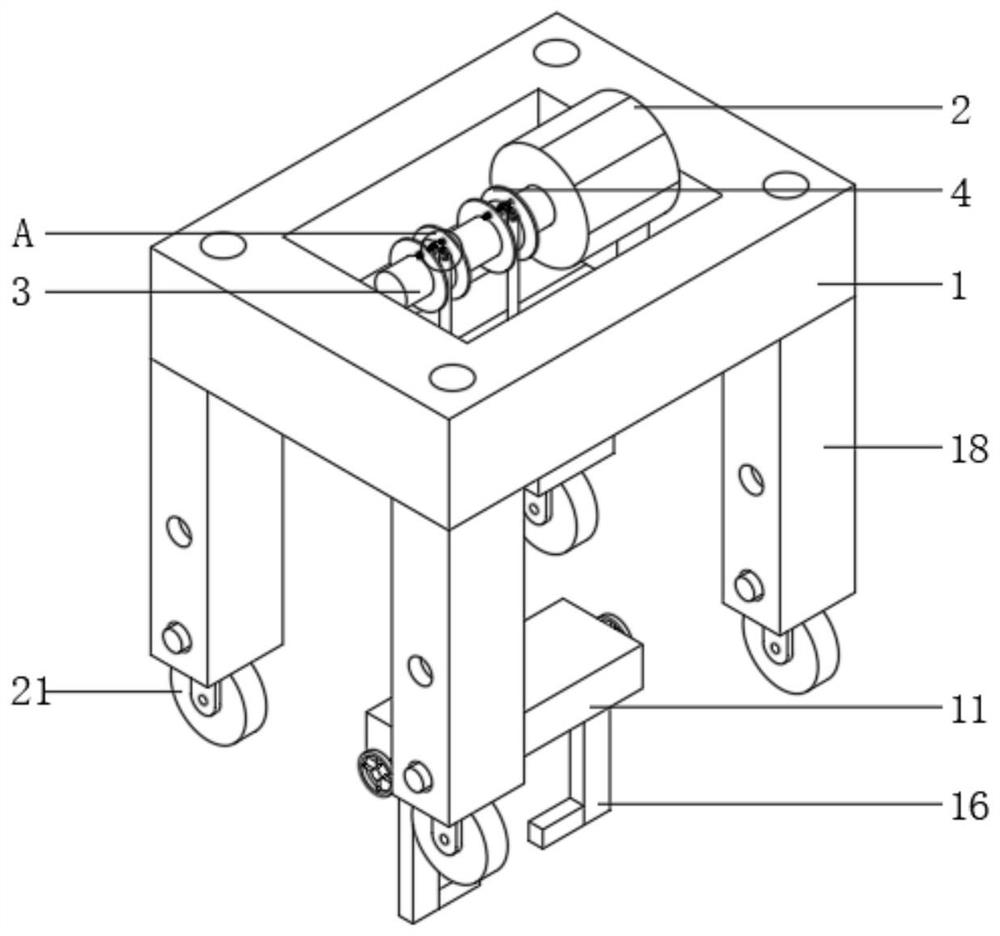 Drain pipe lowering support for building construction