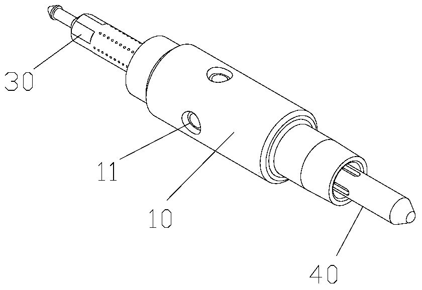 The determination method of the water distributor, the water nozzle of the water distributor and the water injection pipe column