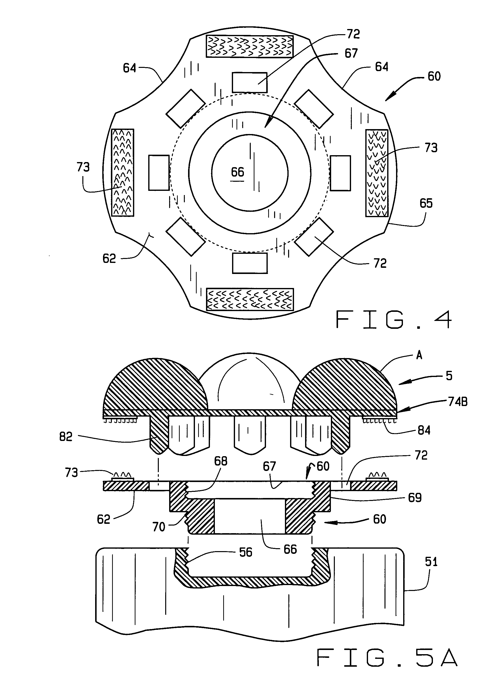 Universal quick change applicator system for massage apparatus