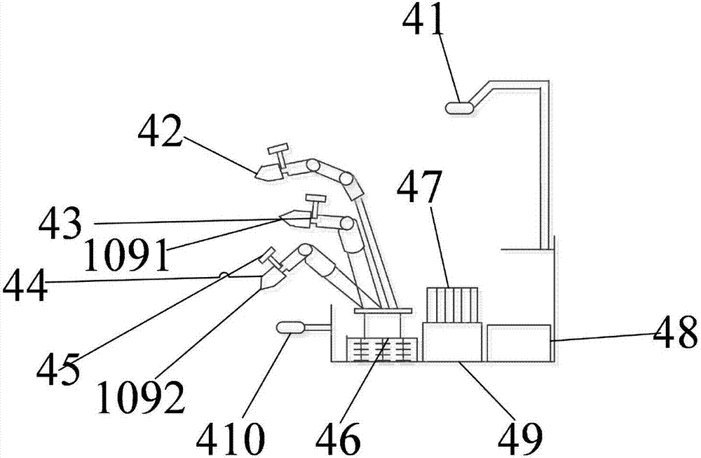 Overlapping method for branched connecting line of hot-line robot
