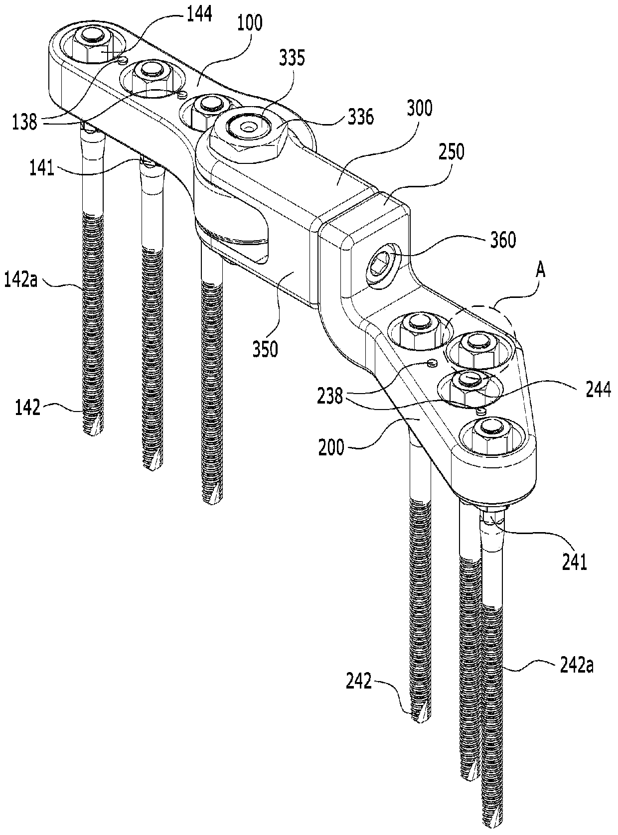 Knee assistive device capable of three-dimensional movement
