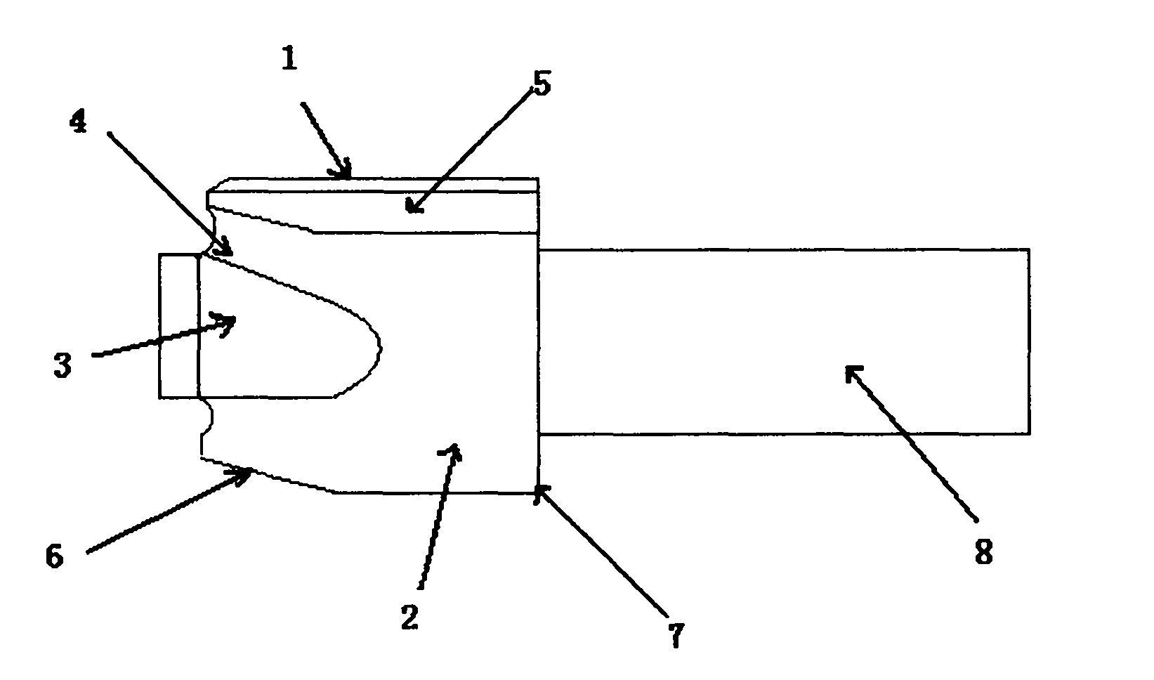 NC (numerical control) processing method for special-shaped joint part
