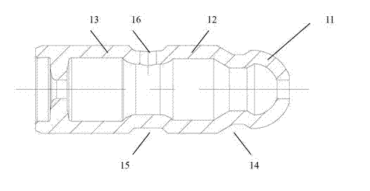 Integrated hydraulic tappet plunger and integral roller forming method thereof