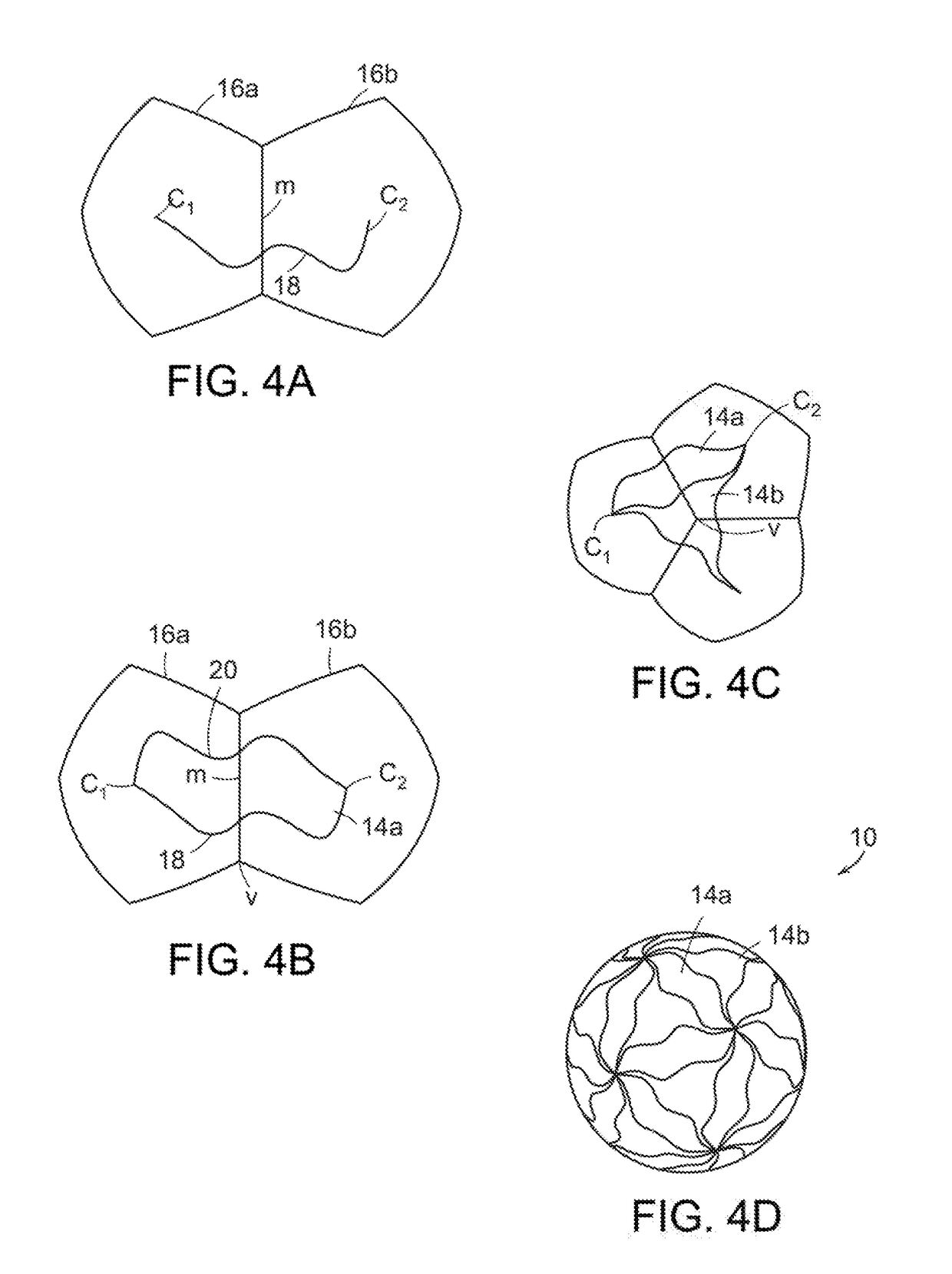 Dimple patterns for golf balls