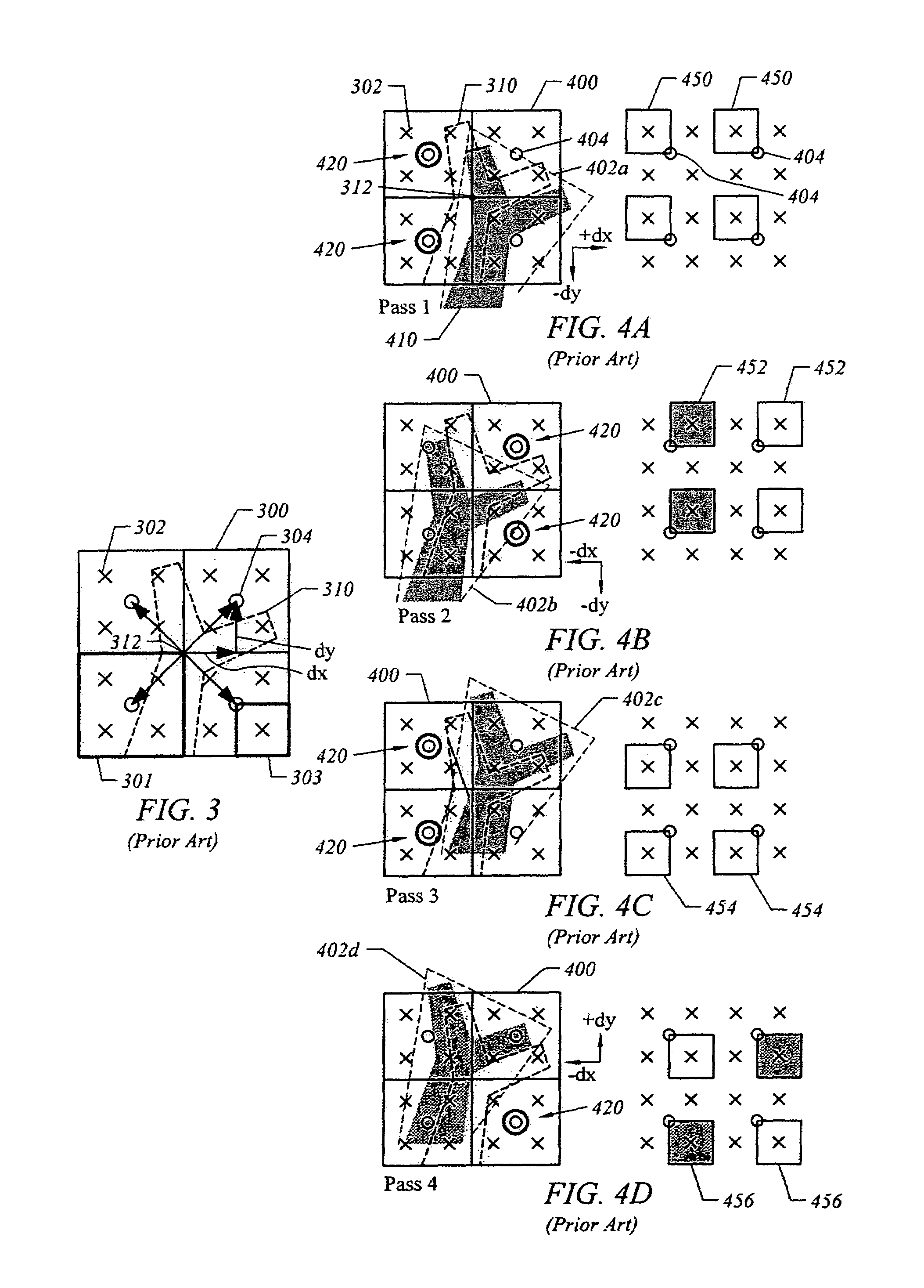 System, apparatus and method for subpixel shifting of sample positions to anti-alias computer-generated images