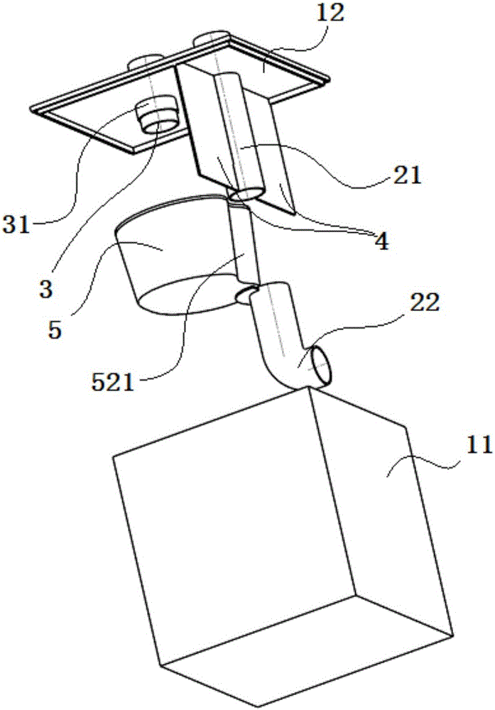 Filter component and dust collector provided with same