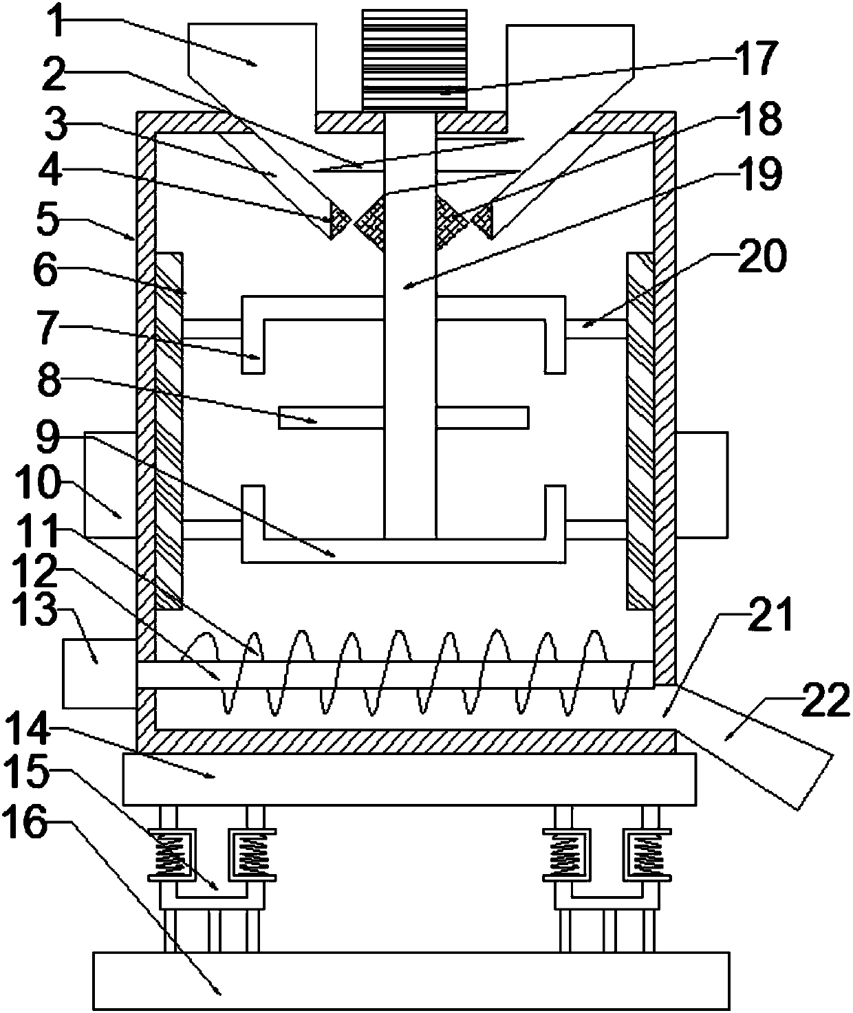 Fertilizer mixing apparatus for agriculture