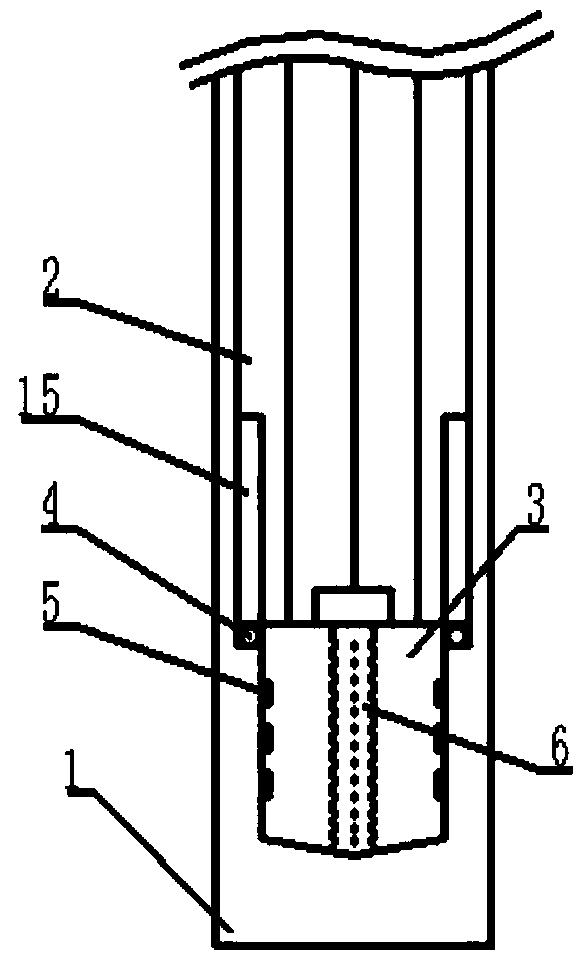 In-situ lateral earth pressure measuring device and method