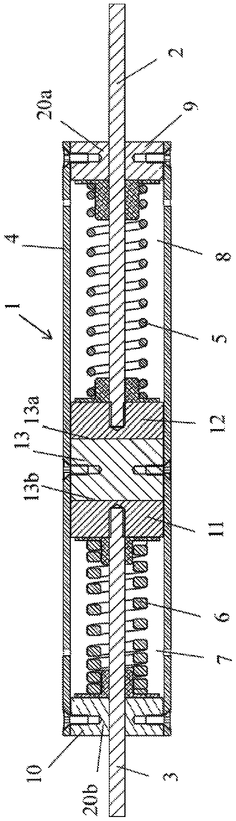 Bilinear Energy Dissipation and Shock Damping Devices for Steel Cables Under Tension