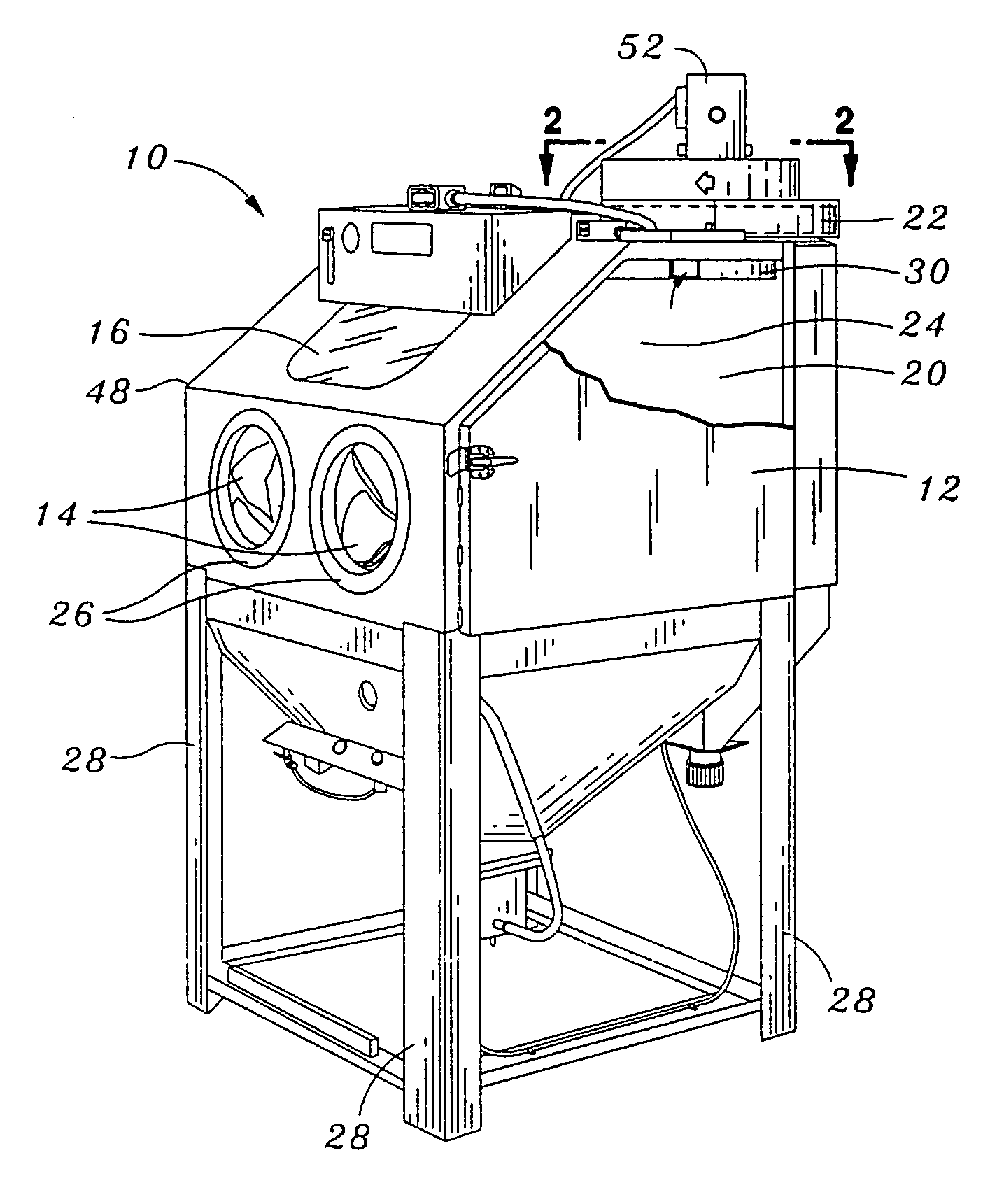 Abrasive and dust separator