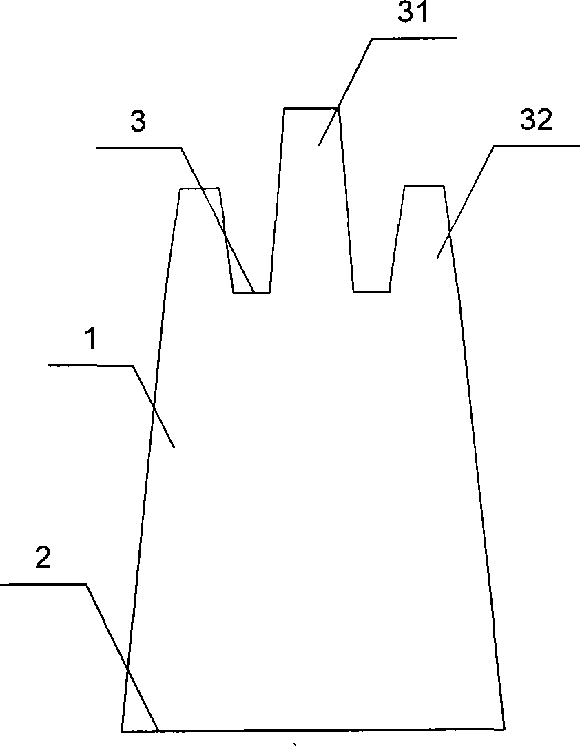 Column shaped spacer and LCD panel thereof